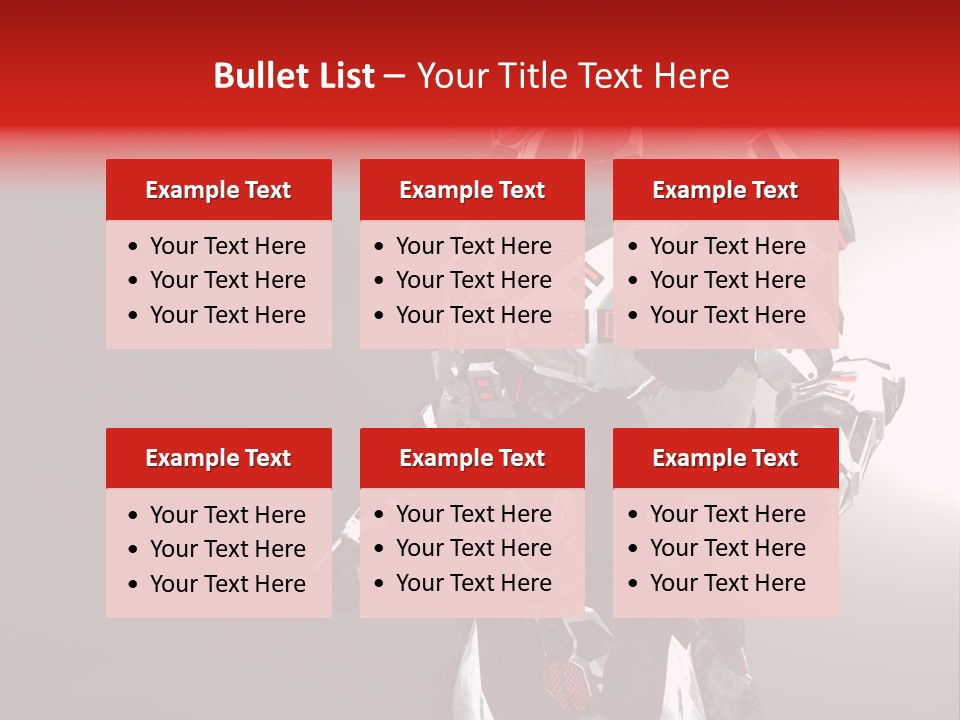 Concepts Steel Robot PowerPoint Template