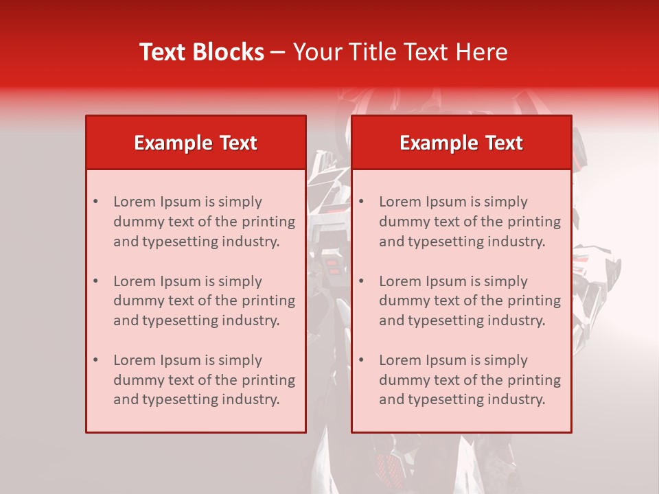 Concepts Steel Robot PowerPoint Template