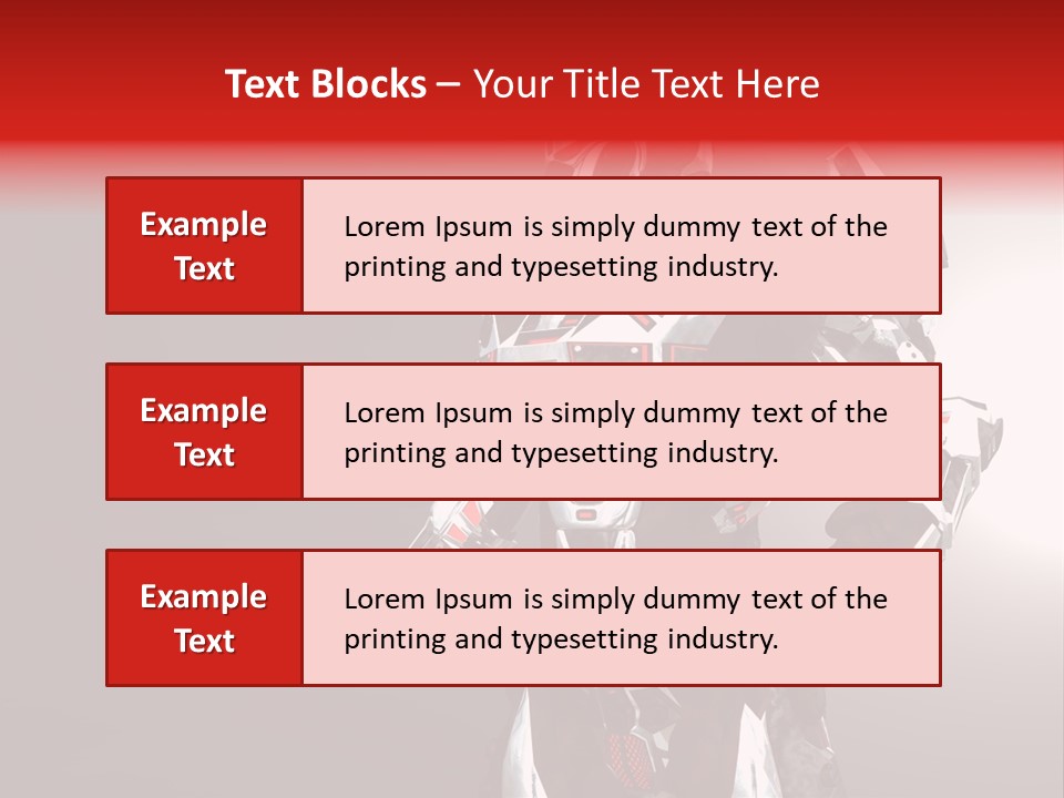 Concepts Steel Robot PowerPoint Template