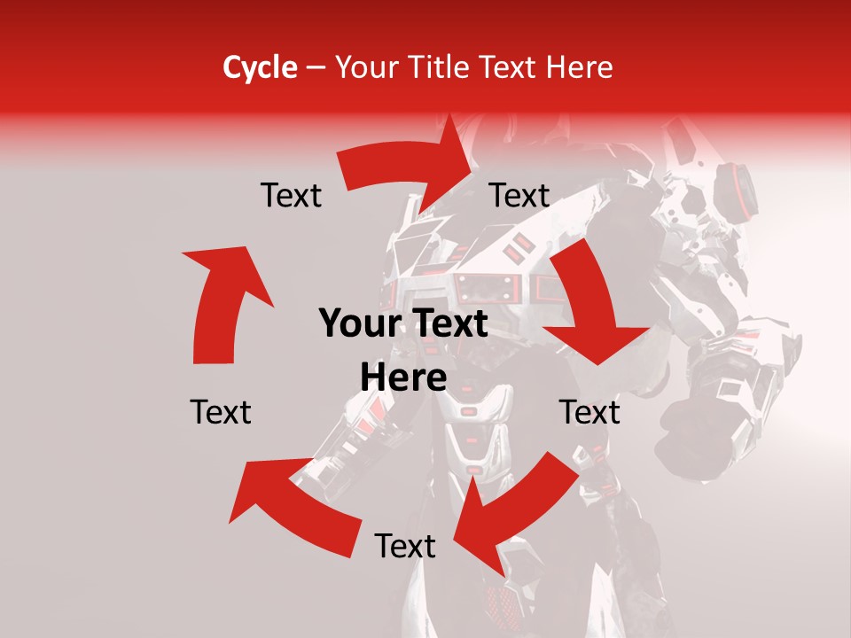 Concepts Steel Robot PowerPoint Template