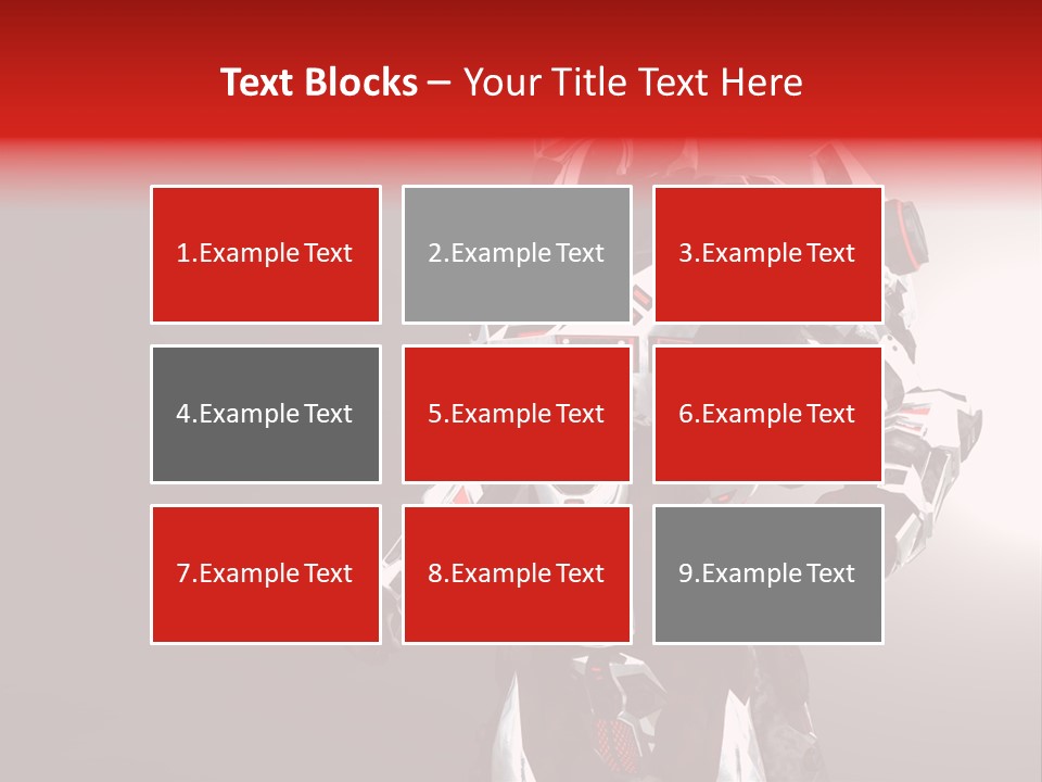 Concepts Steel Robot PowerPoint Template