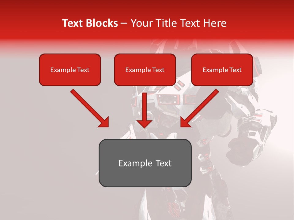 Concepts Steel Robot PowerPoint Template