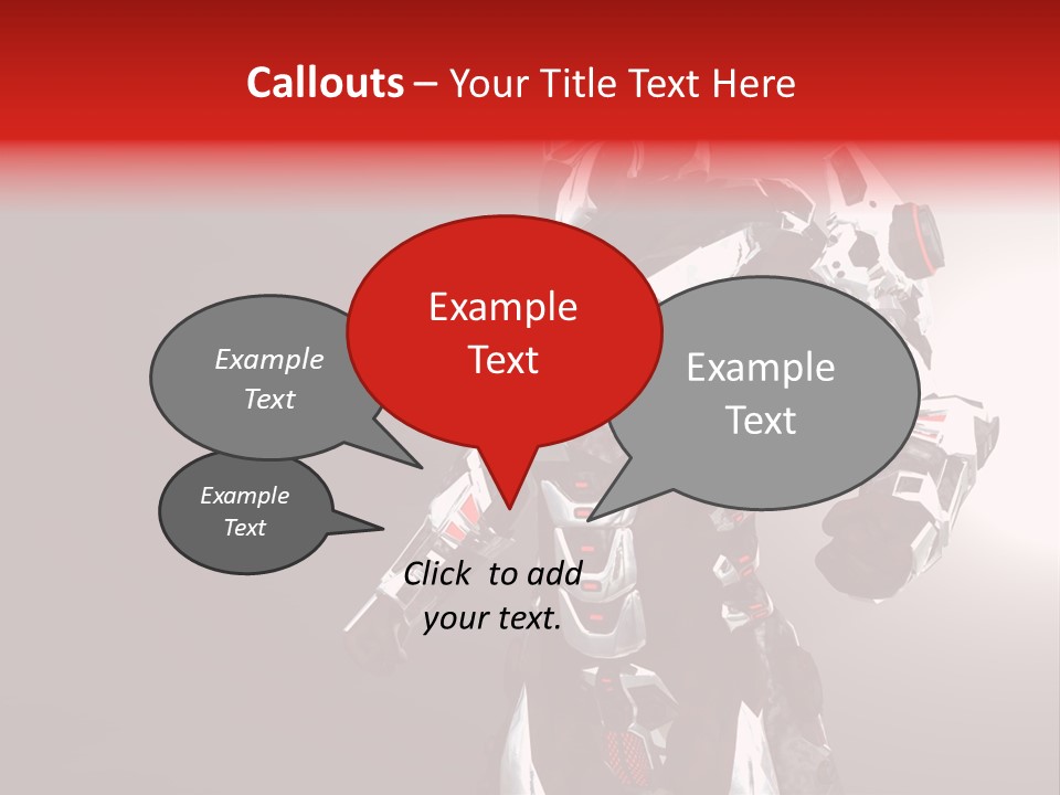 Concepts Steel Robot PowerPoint Template