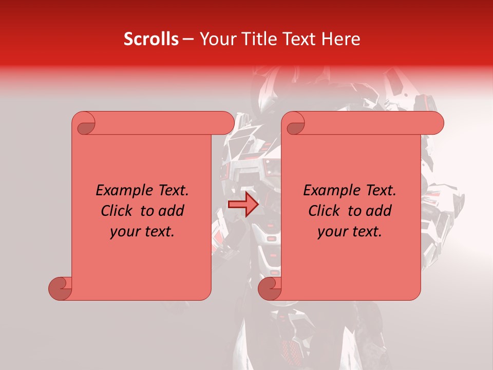 Concepts Steel Robot PowerPoint Template