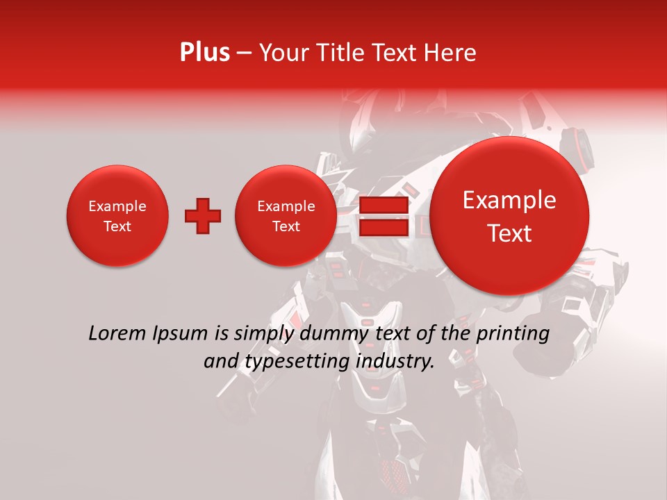 Concepts Steel Robot PowerPoint Template