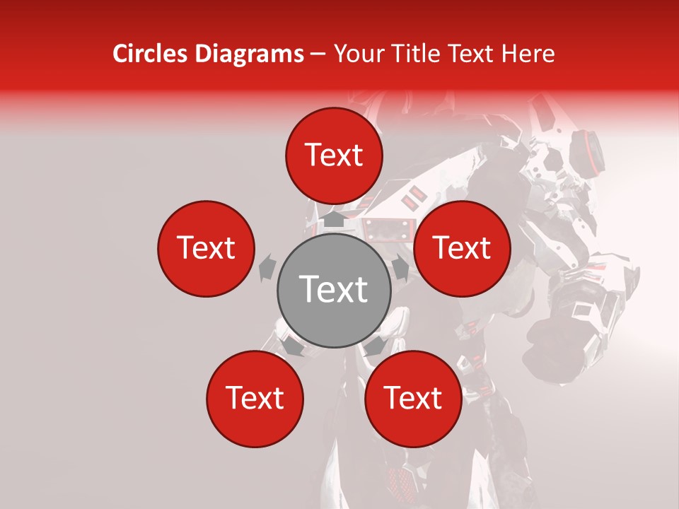 Concepts Steel Robot PowerPoint Template