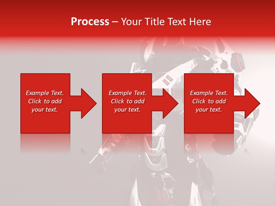 Concepts Steel Robot PowerPoint Template