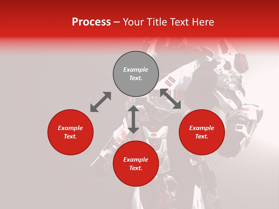 Concepts Steel Robot PowerPoint Template