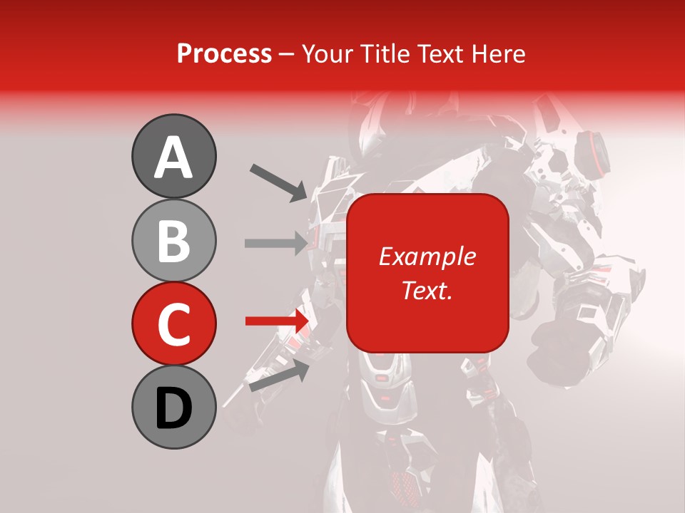Concepts Steel Robot PowerPoint Template