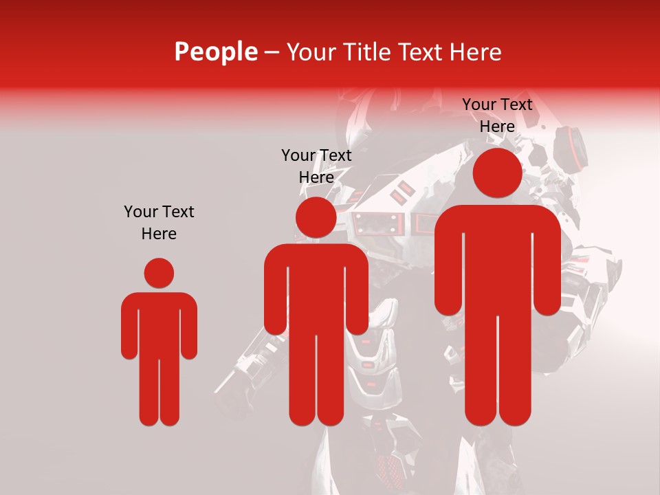 Concepts Steel Robot PowerPoint Template