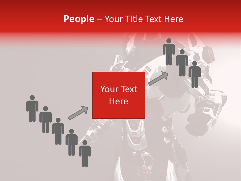 Concepts Steel Robot PowerPoint Template