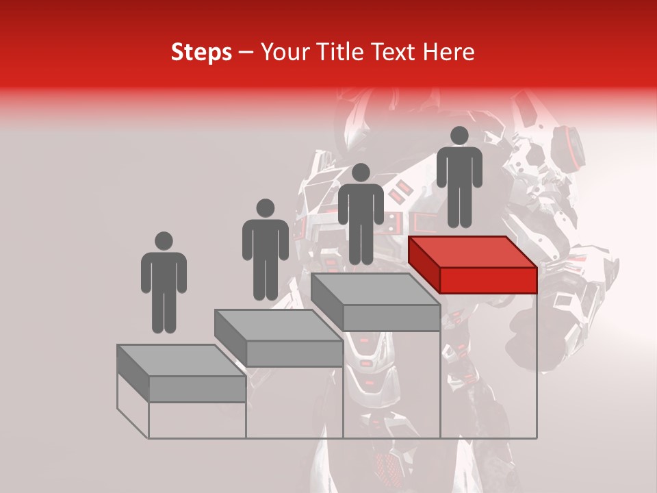 Concepts Steel Robot PowerPoint Template