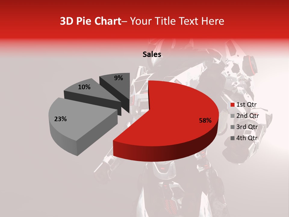 Concepts Steel Robot PowerPoint Template