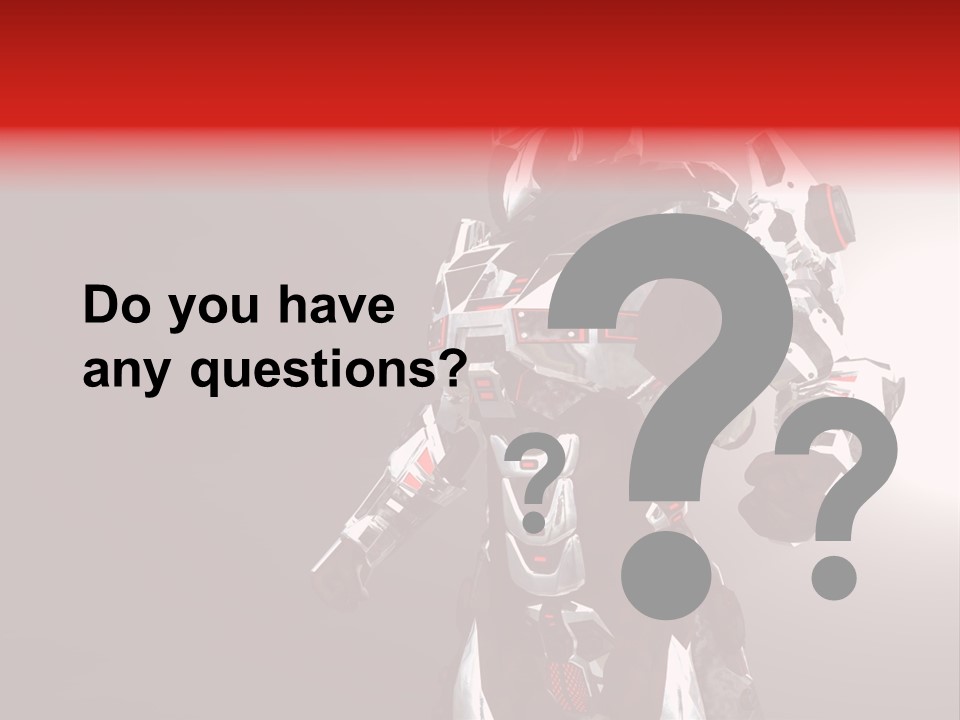 Concepts Steel Robot PowerPoint Template