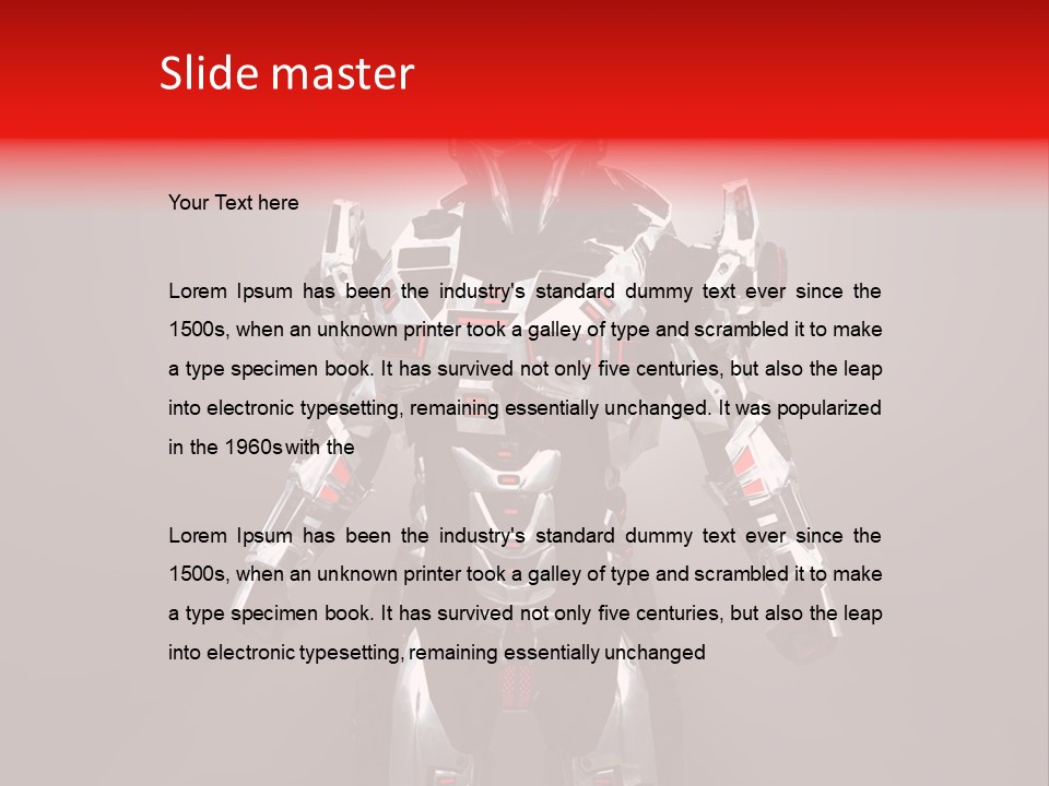 Fiction Weapon Creativity PowerPoint Template