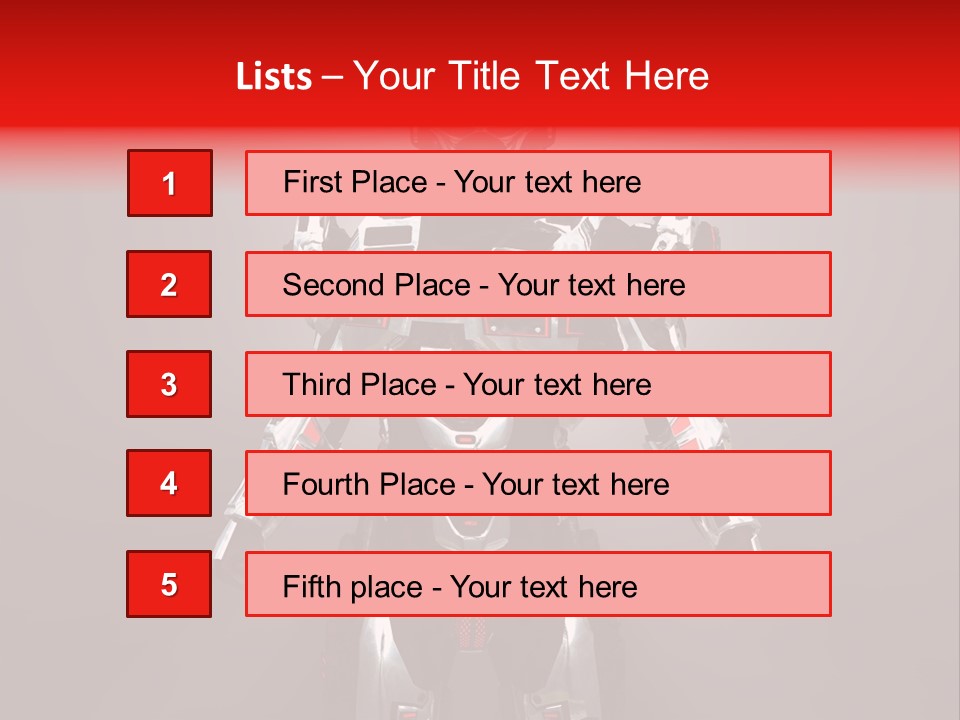 Fiction Weapon Creativity PowerPoint Template