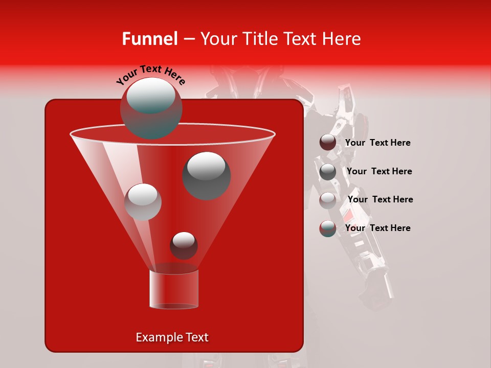 Fiction Weapon Creativity PowerPoint Template