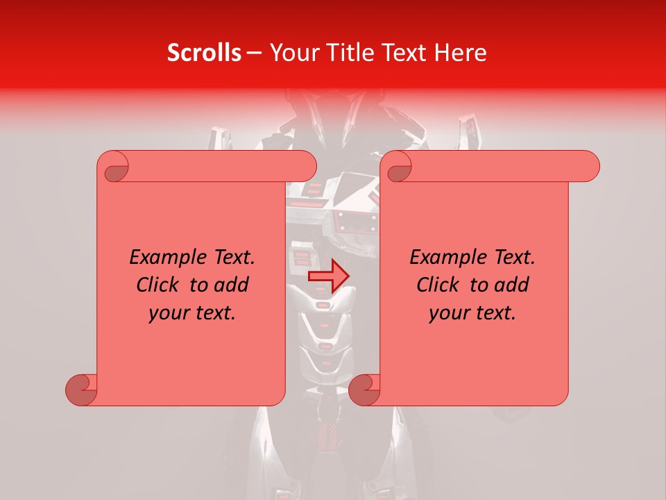 Fiction Weapon Creativity PowerPoint Template