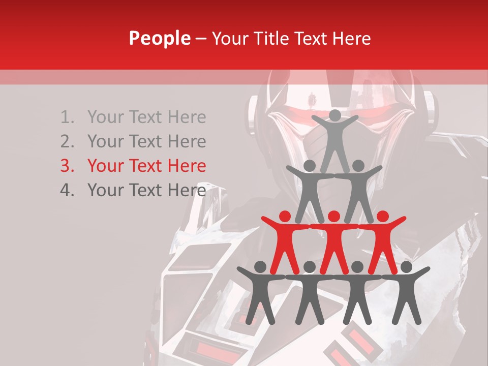 Automation Cyberspace War PowerPoint Template