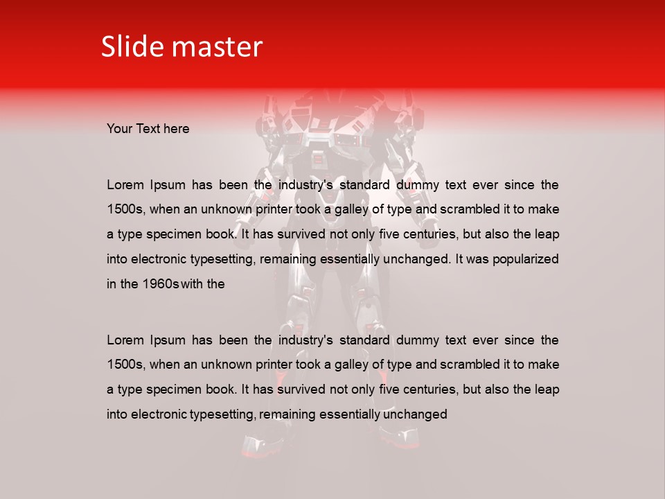 Science Cyborg Scifi PowerPoint Template