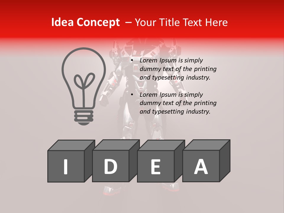 Science Cyborg Scifi PowerPoint Template