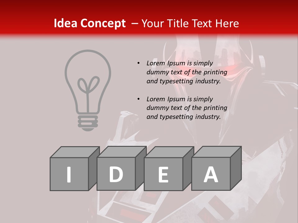 Steel Technology Model PowerPoint Template