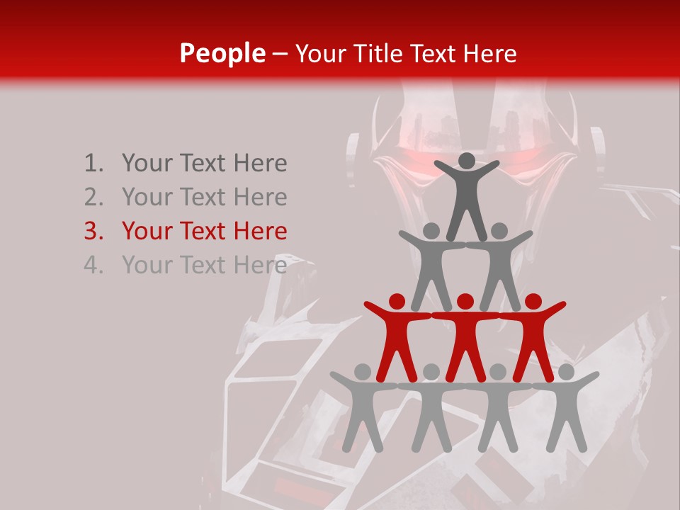Steel Technology Model PowerPoint Template