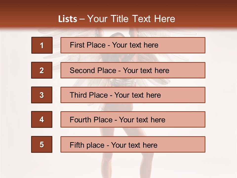 Vertical Cheerful  PowerPoint Template