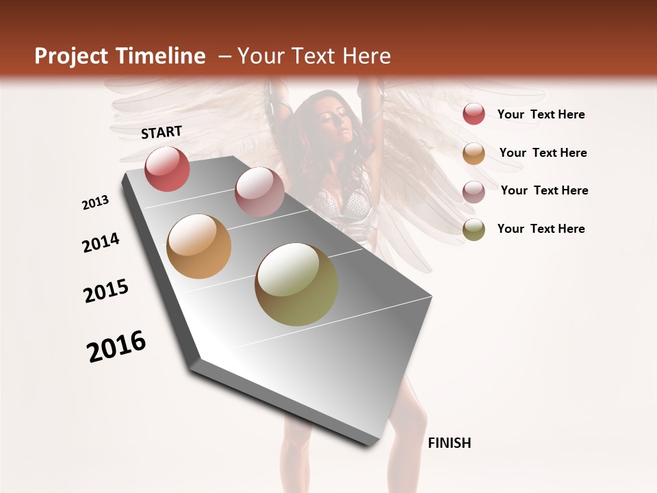Vertical Cheerful  PowerPoint Template
