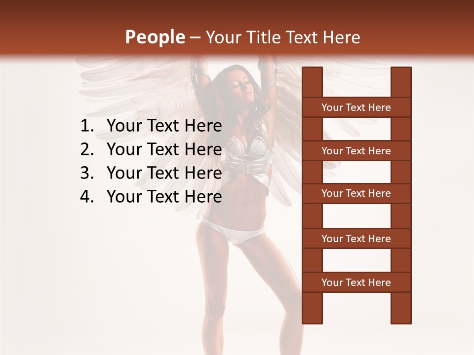 Vertical Cheerful  PowerPoint Template