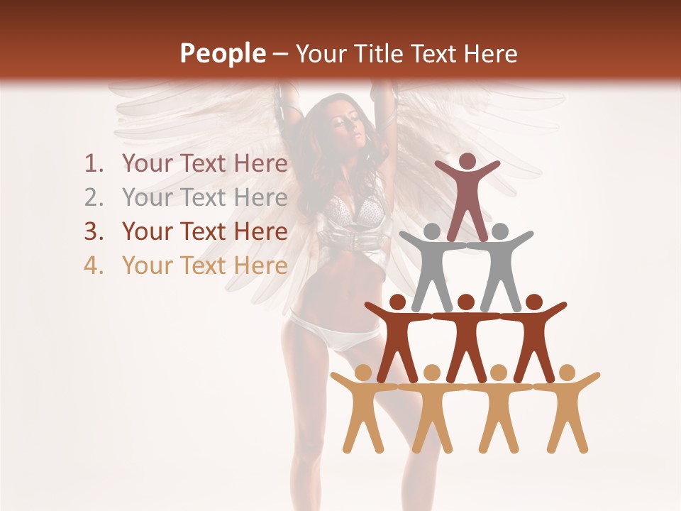 Vertical Cheerful  PowerPoint Template