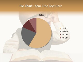 Cheerful Caucasian Smile PowerPoint Template