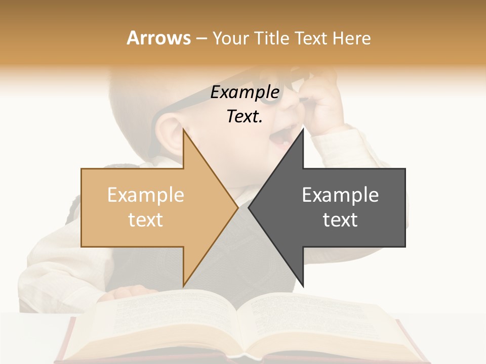 Cheerful Caucasian Smile PowerPoint Template