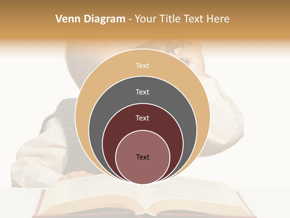 Cheerful Caucasian Smile PowerPoint Template
