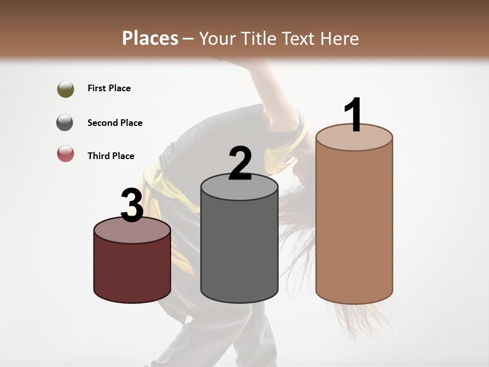 Balance Exercise Female PowerPoint Template