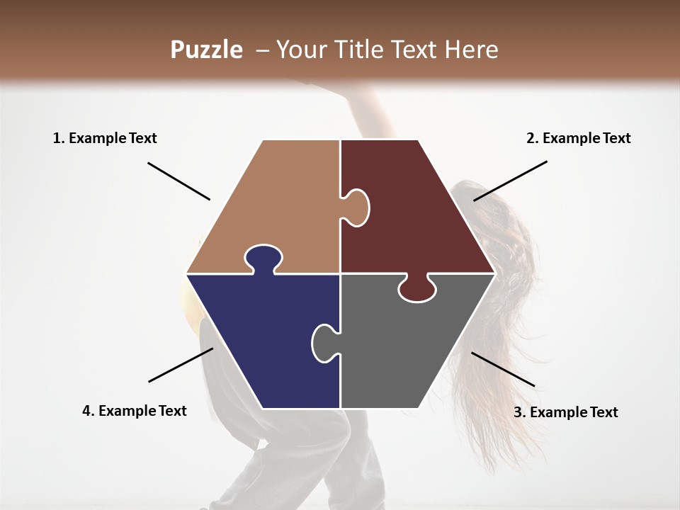 Balance Exercise Female PowerPoint Template