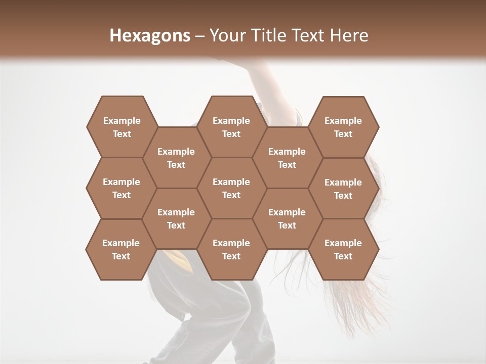 Balance Exercise Female PowerPoint Template