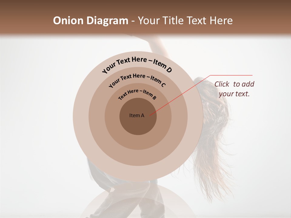 Balance Exercise Female PowerPoint Template