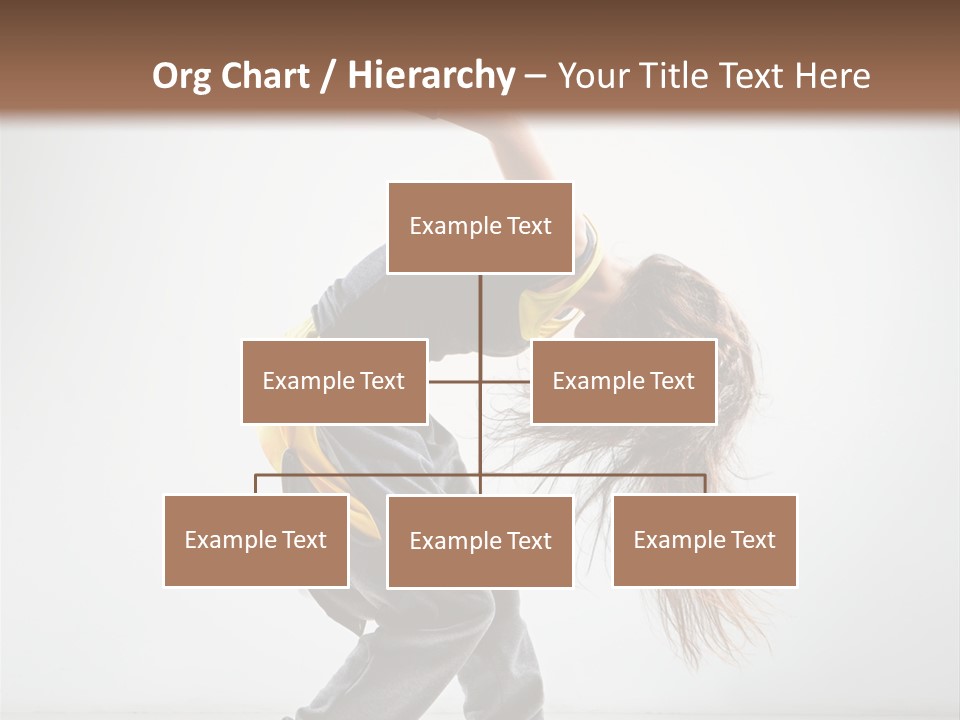 Balance Exercise Female PowerPoint Template