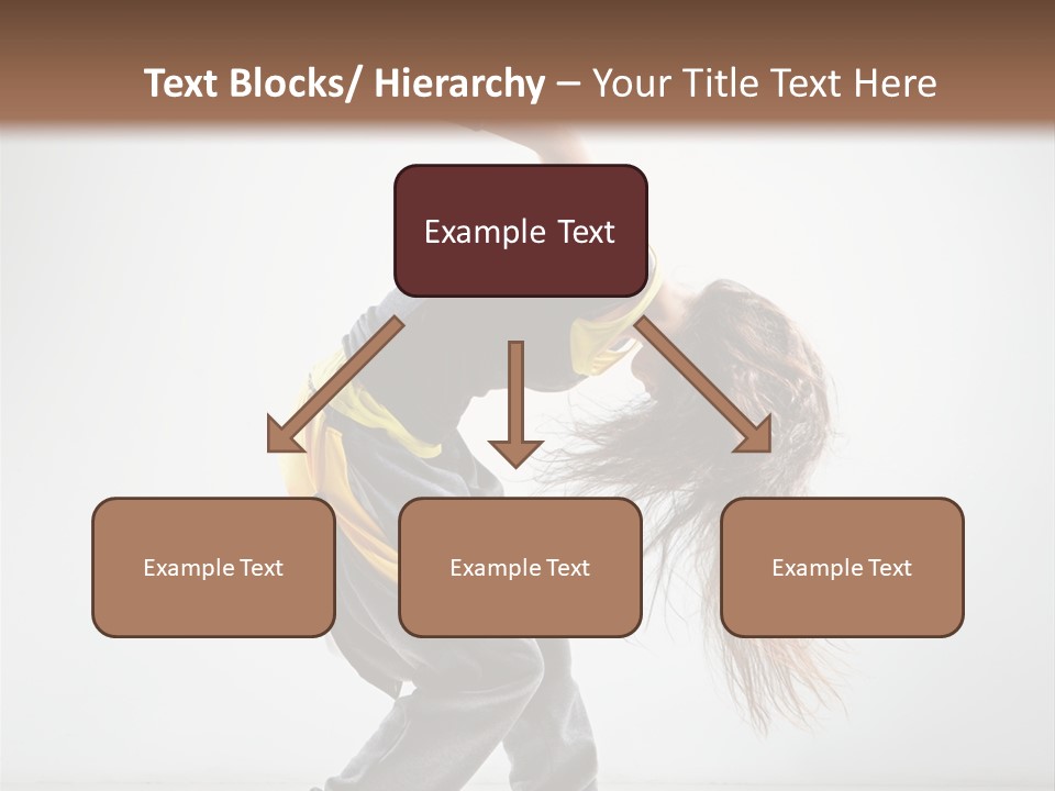 Balance Exercise Female PowerPoint Template