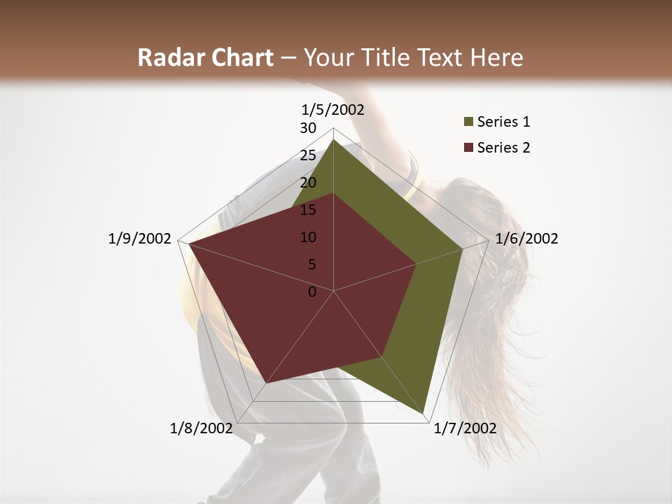 Balance Exercise Female PowerPoint Template