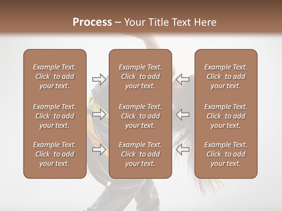 Balance Exercise Female PowerPoint Template