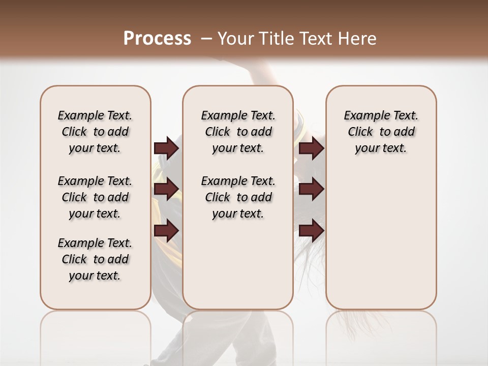 Balance Exercise Female PowerPoint Template