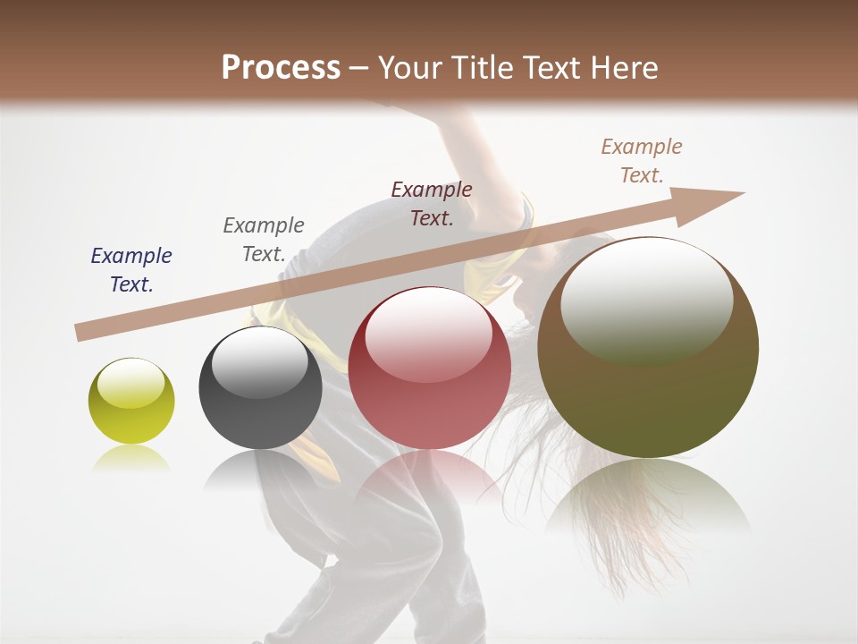 Balance Exercise Female PowerPoint Template