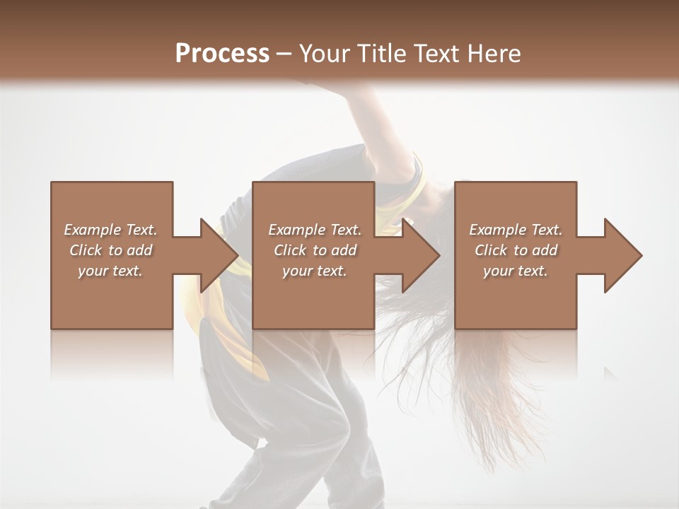 Balance Exercise Female PowerPoint Template