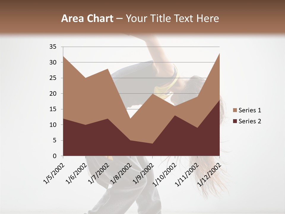 Balance Exercise Female PowerPoint Template