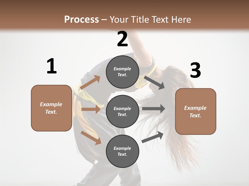Balance Exercise Female PowerPoint Template