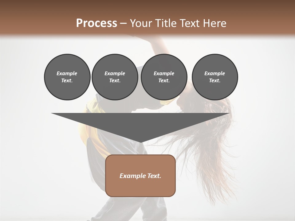 Balance Exercise Female PowerPoint Template