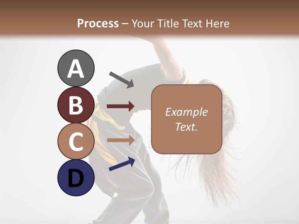 Balance Exercise Female PowerPoint Template