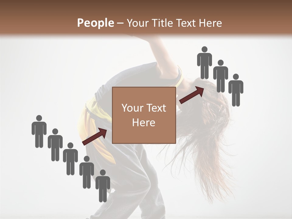 Balance Exercise Female PowerPoint Template